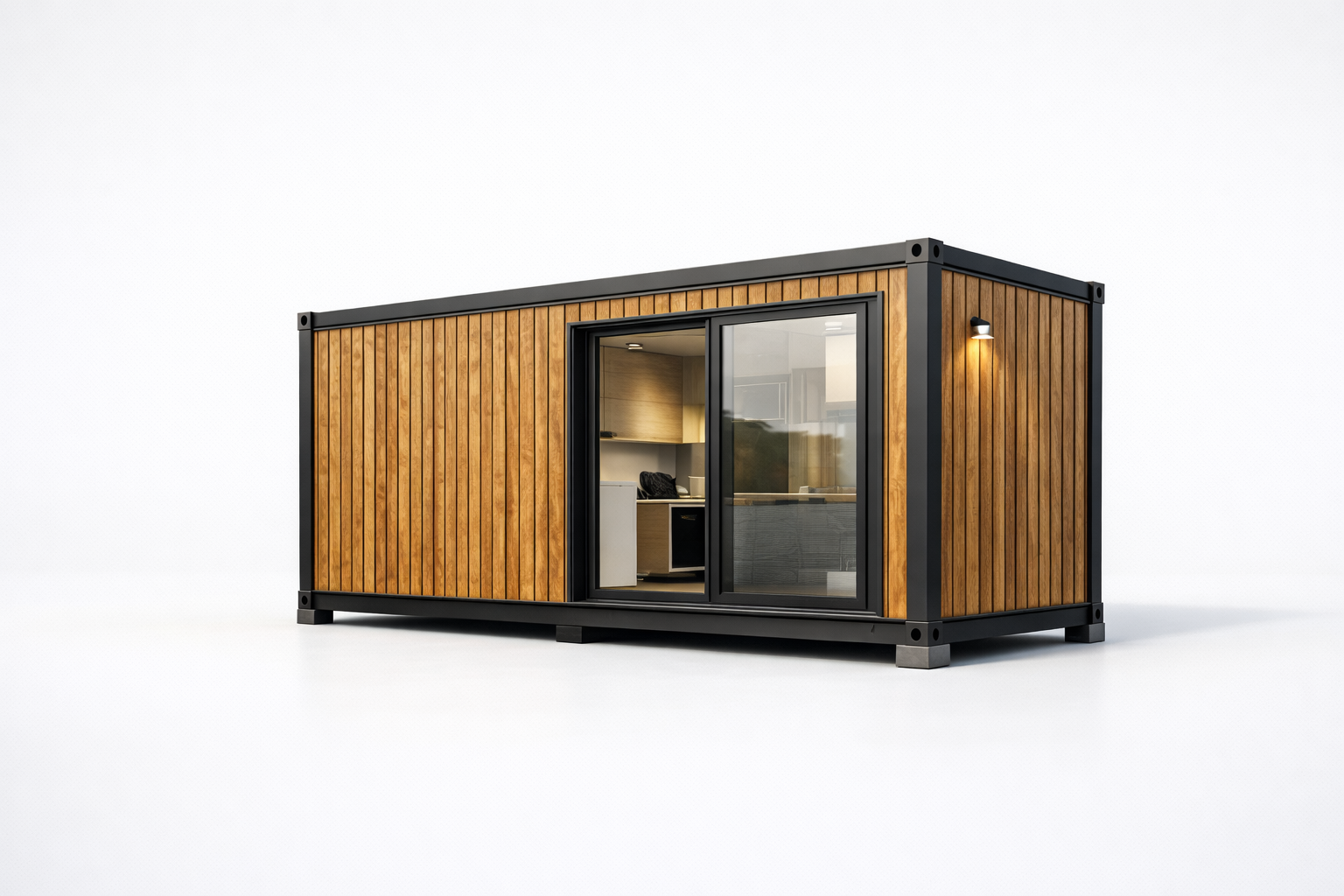 Bardage bois vertical