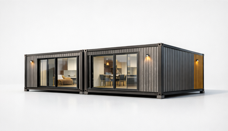 Deux containers côte à côte